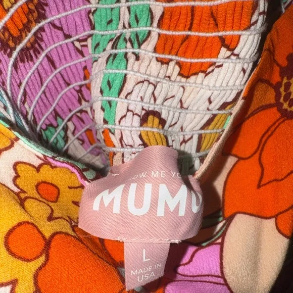 Show Me Your MuMu Colorful Floral Mini Dress - Picture 4 of 4